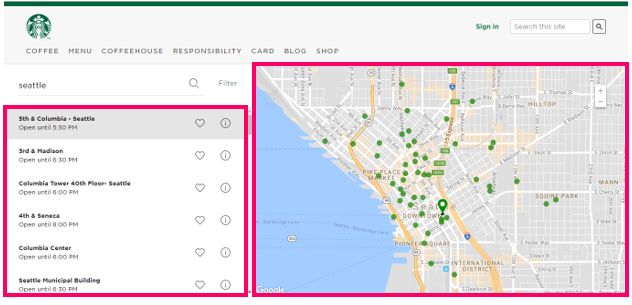 local seo guide example of location map 