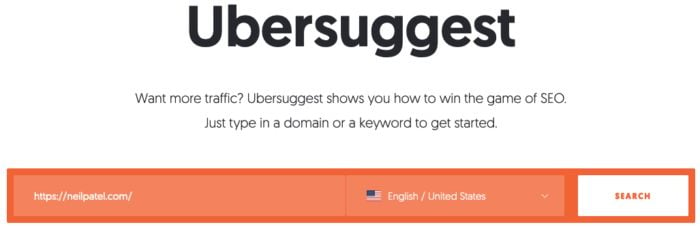 Ubersuggest. 