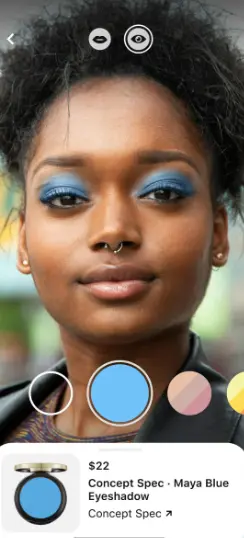 An example of Try On.