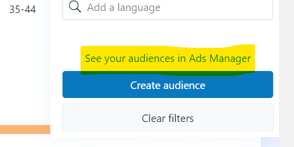 How to see audiences in Ads Manager.
