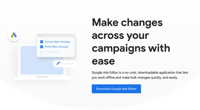 Google Ads Editor for ppc automation