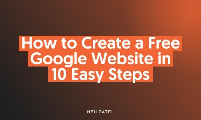 How to create a free google website in 10 easy steps. 