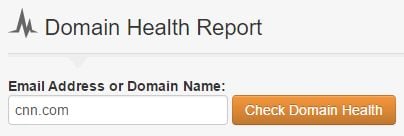 Domain health report. 