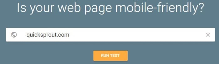 Google Mobile-friendly test. 