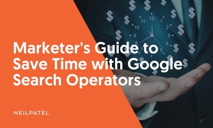 Marketer's guide to save time with Google Search Operators. 