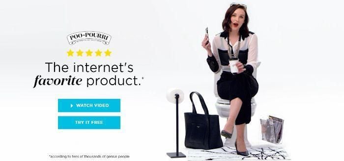 Poo-pourri ad. 