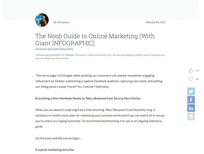 The Noob guide to online marketing. 
