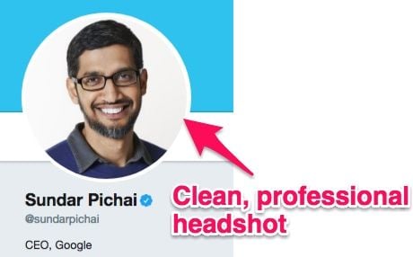Sundar Pichai twitter profile picture. 