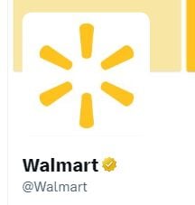 Walmart Twitter profile picture.
