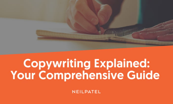 A graphic saying: Copywriting Explained: Your Comprehensive Guide