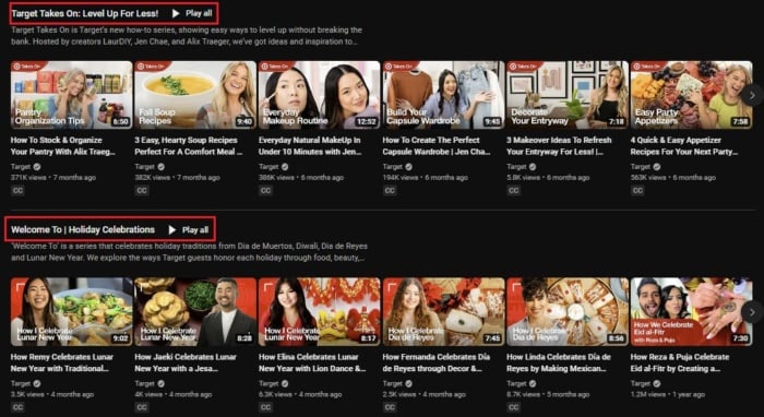 Target's Youtube Page. 