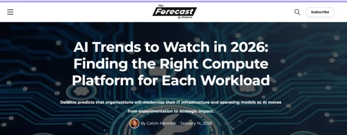 Nutanix The Forecast thought leadership magazine