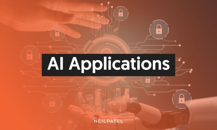 A graphic saying "AI Applications."