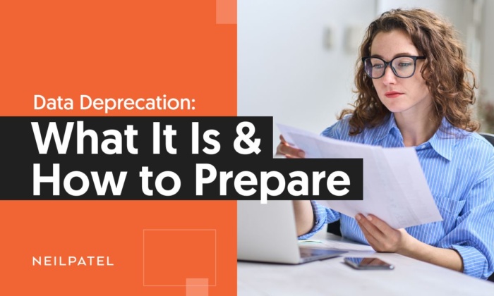 A graphic that says: Data Depreciation: What It Is & How to Prepare