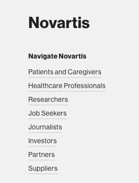 Novartis. 