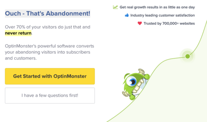 Optinmonster signup. 