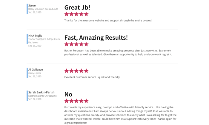 Hibu customer reviews. 