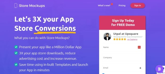 Store Mockups app store optimization. 