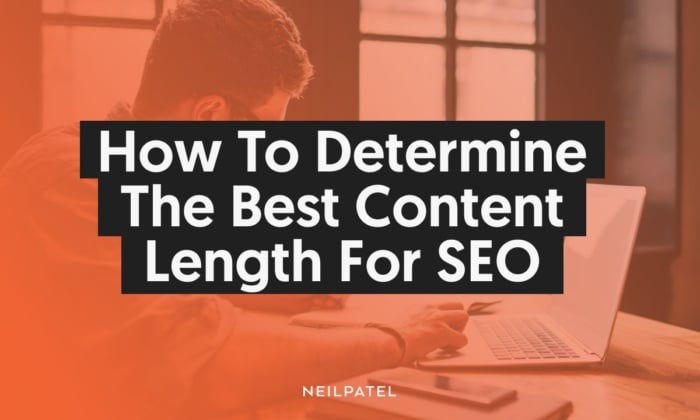 How to determine the best content length for SEO. 