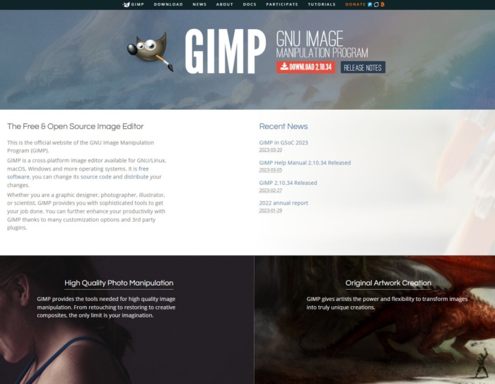 Gimp content marketing tools