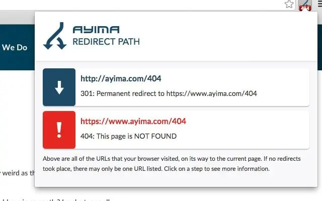 Ayima SEO chrome extension.