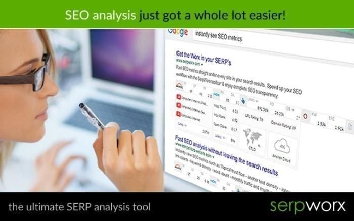 Serp Worx SEO chrome extension. 