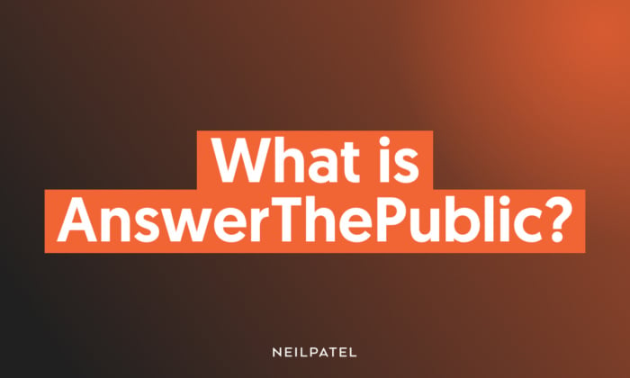 A graphic saying "What is AnswerThePublic?"