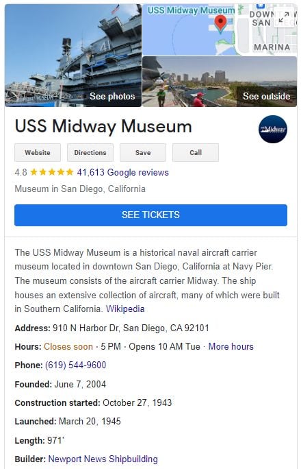 USS midway museum. 