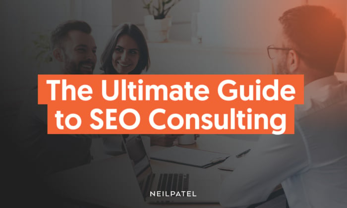 A graphic saying: "The Ultimate Guide To SEO Consulting."