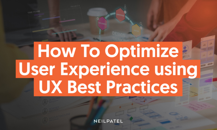 A graphic saying "How To Optimize User Experience Using UX Best Practices."
