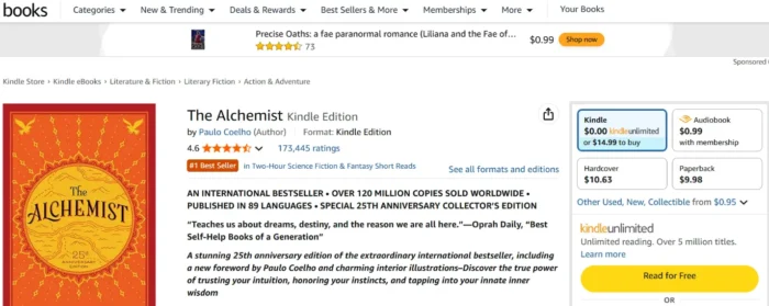 Amazon's checkout method.