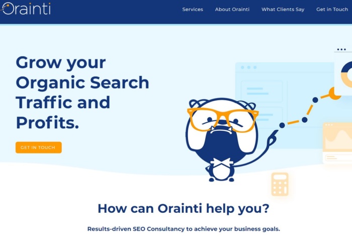 https://www.orainti.com/ - The 10 Top Technical SEO Companies in The World. home page technical SEO agency