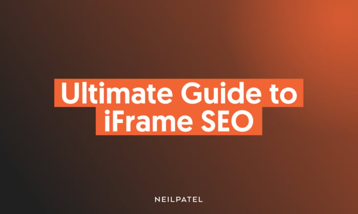 A graphic saying "Ultimate guide to iFrame SEO."