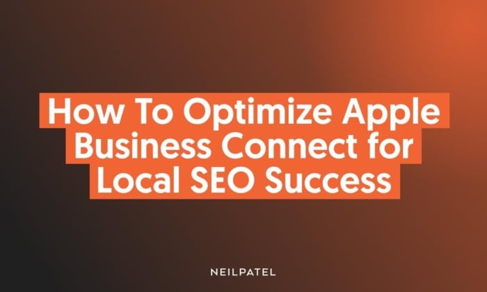 How To Optimize Apple Business Connect for Local SEO Success