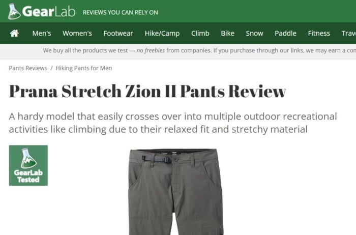 Gearlab pants review. 