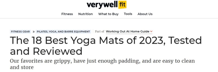 18 best yoga mats of 2023. 