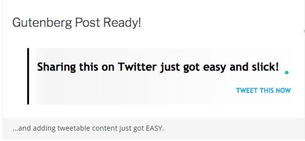 Better Click to Tweet WordPress blog plugin example