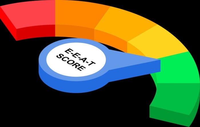 E-E-A-T score on Google.