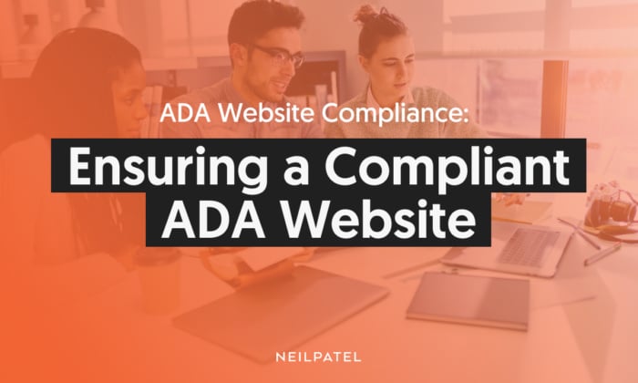 A graphic saying "ADA Website Compliance: Ensuring A Compliant ADA Website."