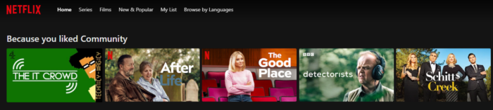 netflix personalized recommendations