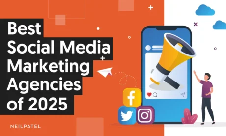 A graphic that says "Best Social Media Marketing Agencies of 2025."