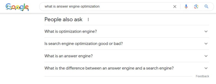What is answer engine optimization. 