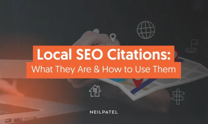A graphic that sasys Local SEO Citaitions"