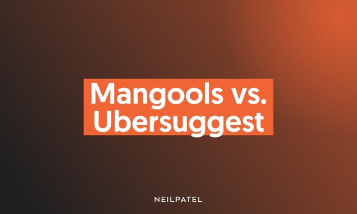 Mangools vs. ubersuggest. 