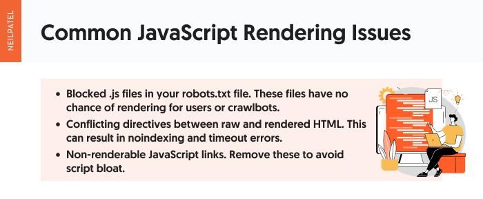 Common Javascript Rendering issues, 