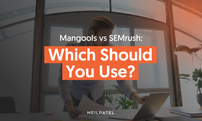 A graphic saying "Mangools vs SEMrush: Which Should You Use?"