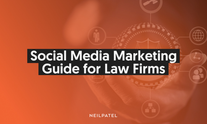 A graphic saying: "Social Media Marketing Guide for Law Firms."