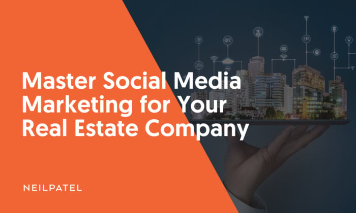 A graphic saying Social Media Marketing for Your Real Estate Company