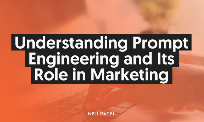 A graphic that says Understanding Prompt Engineering and Its Role in Marketing.
