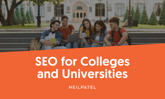 A graphic that says "SEO for Colleges and Universities."